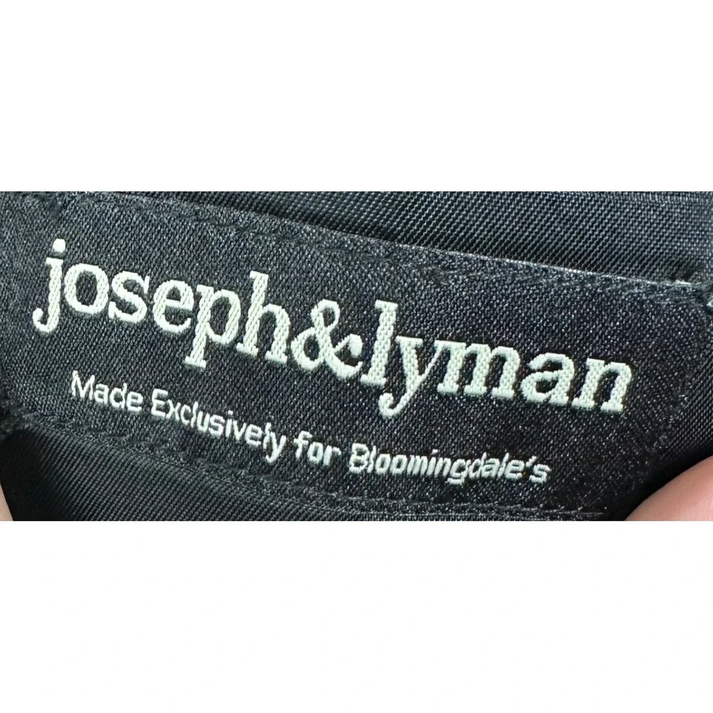 Joseph Lyman Blazer Mens 42L Blue Grey Check Sport Coat 100% Cashmere Formal
